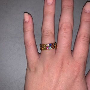 Bauble Bar Rainbow Rings